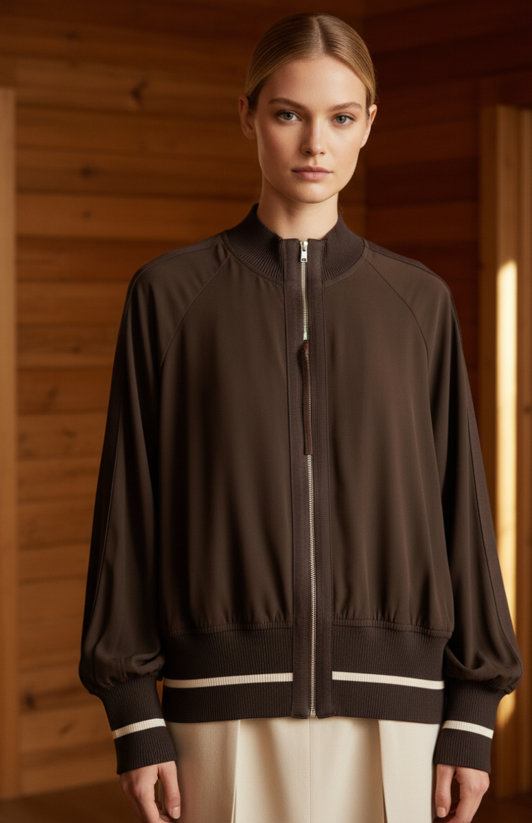 Şifon Bomber Ceket resmi