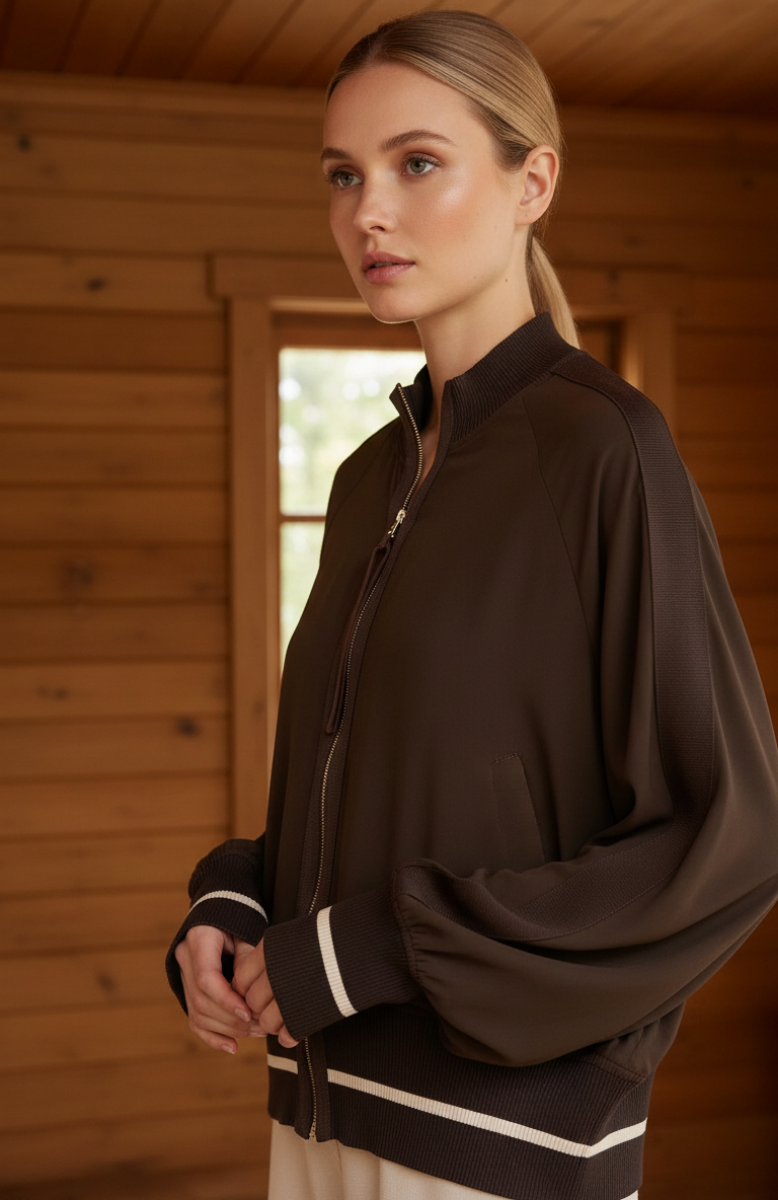 Şifon Bomber Ceket resmi