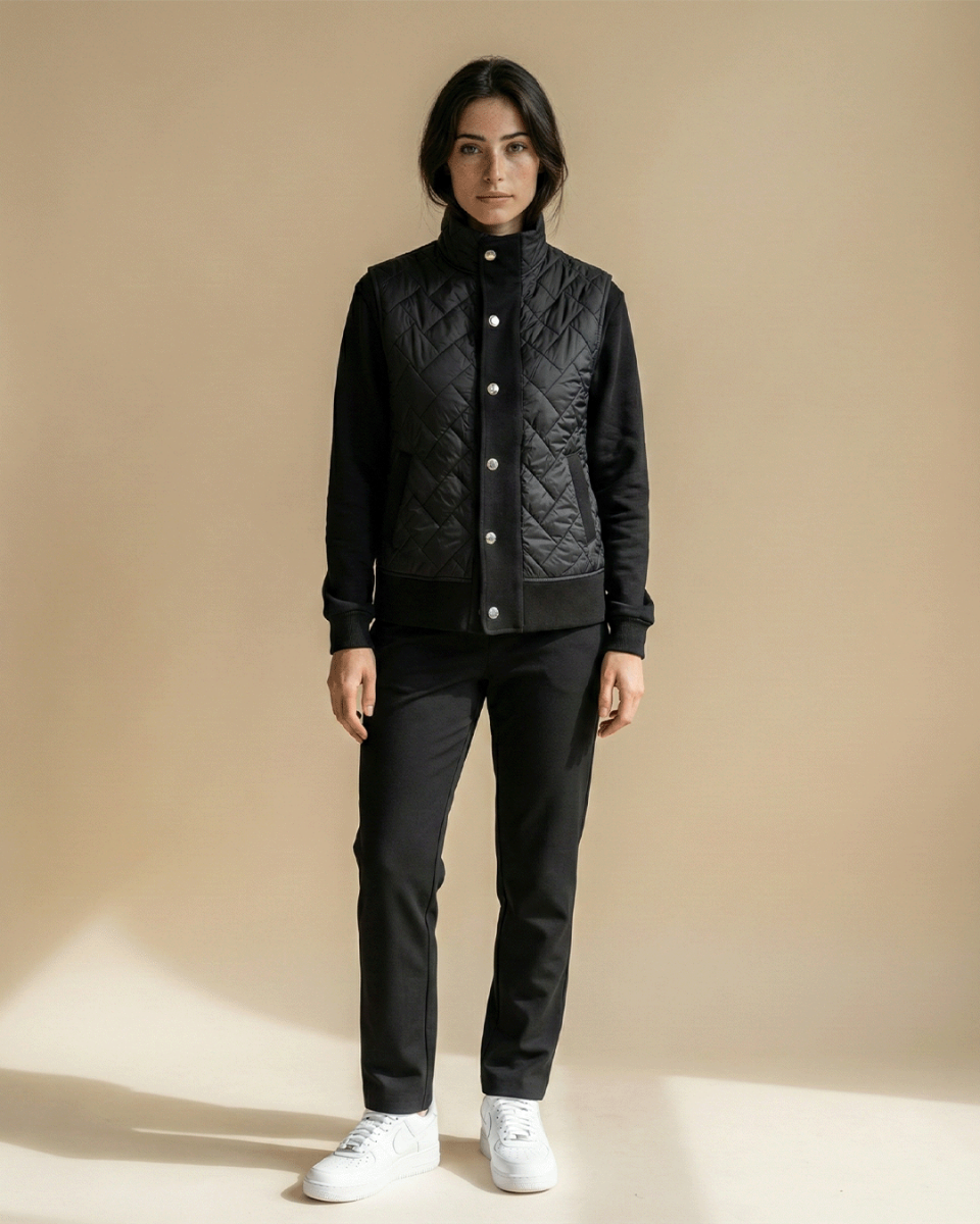 Yelekli 3 parça takım Sweat/yelek/pantolon resmi